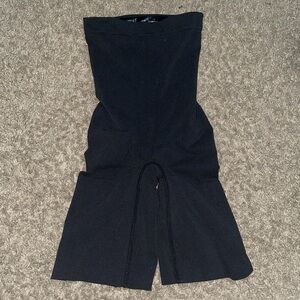 Spanx shape power high-waisted mid thigh black shorts